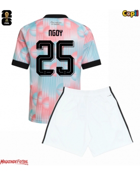 Belgia Nathan Ngoy #25 Echipament de Fotbal Replică Mondial 2026 Copii Deplasare (+ Șorturi)